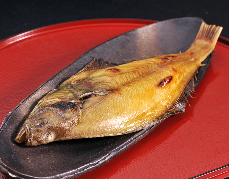 日本海西部産 エテカレイの一夜干し 特大５枚 約28cmサイズ 冷凍 うまいもんの取り寄せ 産直品 グルメギフト